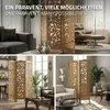 ML-Design Paravent Raumteiler 3-teilig Yokohama, Natur, Produktbild-Vorschau 5