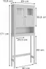 Toilettenschrank Vicco Bianco Weiß 69 x 171 cm, Model 54451 Produktbild-Vorschau 2