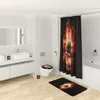 SANILO® Duschvorhang Totenkopf in Flammen 180 x 200 cm Produktbild-Vorschau 8