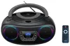 Denver TDB-212 DAB+ Boombox FM/BT/USB/CD/AUX grau Anteprima dell’immagine prodotto 7