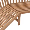 vidaXL Záhradná rohová lavica 185x185x90 cm z masívneho Náhľad obrázku produktu 4