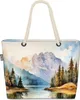 VOID Berge Landschaft Malerei Strandtasche Shopper Produktbild-Vorschau 1