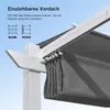 PURPLE LEAF Garten Pergola 3x3 m Aluminium Produktbild-Vorschau 4