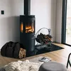 Canvas Brennholz Log Tragetasche, Kaminholztasche Produktbild-Vorschau 4