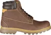 A single brown leather boot shown from the side against a white background. Náhled obrázku produktu