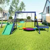 Multifunktionales Outdoor-Kinder-Schaukel-Set, mit Rutsche, Produktbild-Vorschau 2