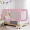 vidaXL Kleinkind-Bettschutzgitter Rosa 160x25 cm Stoff Produktbild-Vorschau 2