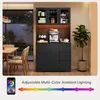 BEALIFE Geschirrschrank AP121 100x40x180 cm | Produktbild-Vorschau 9