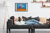 Bild 60x40 MDF-Rahmen, Wandkunst Tennisspieler Produktbild-Vorschau 2