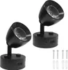 2x 12V LED Deckenstrahler Schwarz mit Touch Schalter & USB, Produktbild-Vorschau 1