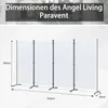 Angel Living 4 parti 333X170CM schermo schermo balcone Anteprima dell’immagine prodotto 3