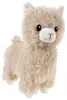 Peluche LAMA in piedi marrone chiaro 20 cm Anteprima dell’immagine prodotto 1