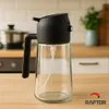 Pulvérisateur d'huile en verre 500 ml, double fonction Voir les images du produit 2
