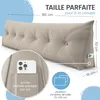 ELONEO Coussin dorsal largeur 160 cm, coussin en forme de Voir les images du produit 3
