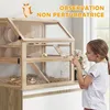 Sweiko Hamsterkäfig aus Holz 3 Etagen Nagarium Nagerkäfig Produktbild-Vorschau 9
