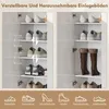 HOMCOM Schuhschrank, Schuhregal mit Verstellbaren Ablagen, Produktbild-Vorschau 4