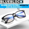 BLUEBLOCK Blaulichtfilter Brille Computer Fernsehen Anti Produktbild-Vorschau 2