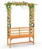 Arche de jardin avec banc intégré - Arche en bois pour Voir les images du produit 2