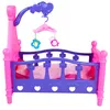 Puppenbett Mit Karussell-Bettdecke Und Kissen Gross Rosa Produktbild-Vorschau 4