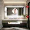 Zrcadlo do koupelny WISFOR s LED osvětlením a Bluetooth, Náhled obrázku produktu 11