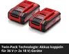 Einhell Akku 18 V 3Ah PXC Plus Twinpack (4511631) Produktbild-Vorschau 5