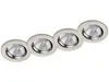 4 LED Einbaustrahler Decke rund Ø 8,5cm Spot schwenkbar Produktbild-Vorschau 2