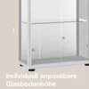 K-Möbel witryna szklana stojąca w kolorze aluminium / Podgląd zdjęcia produktu 12