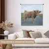 MuchoWow® Wandteppich Wandbehang Scottish Hochlandrind - Produktbild-Vorschau 2