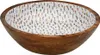 Salatschüssel Versa Blume Mango-Holz 24 x 7 x 24 cm Produktbild-Vorschau 1