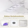 Maniküretisch, Nageltisch mit Absaugung, Marmor-Weiß, 2491 Produktbild-Vorschau 8