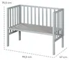 roba Beistellbett 2in1 grau, 'roba Style', für alle Produktbild-Vorschau 5