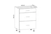 Unterschrank 60 cm - Die solide Grundlage Ihrer Küche für Produktbild-Vorschau 4