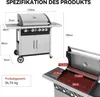 Royal Gourmet 4+1 Brenner Gasgrill Produktbild-Vorschau 3