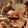 Emerio PO-115985, 4 pizza(e), Czarny, Pomarańczowy, Podgląd zdjęcia produktu 3