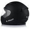 A black LS2 motorcycle helmet is shown from the side against a white background. Náhled obrázku produktu
