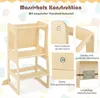 COSTWAY 3 in 1 Lernturm Kinder, klappbarer Tritthocker & Produktbild-Vorschau 5