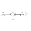 3er Badleuchte "Grando" Bronzeoptik 3-flammig E14 IP20 Produktbild-Vorschau 9