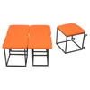 Pouf multifonctionnel, pouf 5-en-1, tabouret empilable et Voir les images du produit 3