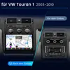 Radio samochodowe CarPlay Android Auto do VW Touran 1T1 1T2 Podgląd zdjęcia produktu 2