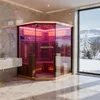 Dewello® Infrarotkabine Infrarotsauna KENORA 140x140 für Produktbild-Vorschau 3