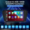 Autoradio 10 Zoll für VW Passat B8 2015-2020 Android 15 GPS Produktbild-Vorschau 3