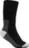 A single black sock with gray and white accents is shown against a white background. Produktbild-Vorschau
