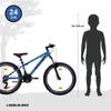 Mountainbike 24 Zoll Mountainbike mit Aluminium-Rahmen 21 Produktbild-Vorschau 6