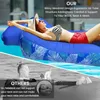 (bleu marine) Chaise longue gonflable, lit de plage Voir les images du produit 9