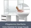 Toaletní stolek Nova 28123, s LED osvětlením, se zrcadlem, Náhled obrázku produktu 7