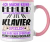 Trendation - Klavier-Spieler Tasse Geschenk Kaffee-Becher Produktbild-Vorschau 1