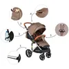 Wózek dziecięcy Summer Baby SEMPRE brązowy z kołami EVA i Podgląd zdjęcia produktu 4