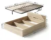 Letto con contenitore 140x200 cm rete sollevabile in Anteprima dell’immagine prodotto 3