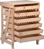 Vorratsregal aus Holz mit herausziehbaren Schubladen Produktbild-Vorschau 2