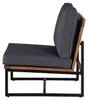 home24 Loungesessel - Polyester / Akazie Massiv - Grau / Produktbild-Vorschau 5
